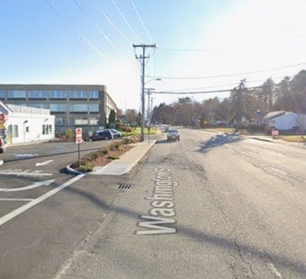 Crash Shuts Down Dedham's Washington Street
