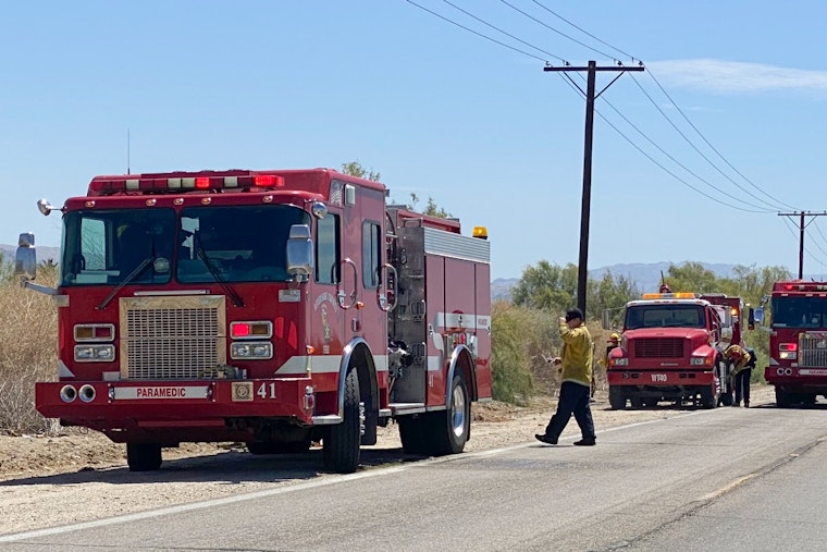 Desert Hot Springs Fire Kills Dog, Injures One as Blaze Destroys Three RVs