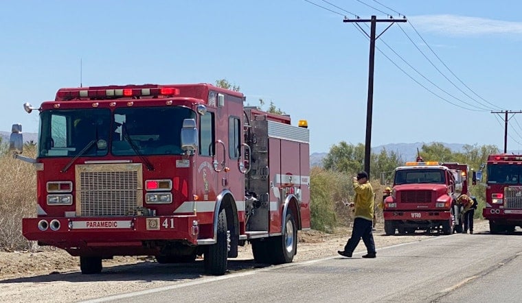 Desert Hot Springs Fire Kills Dog, Injures One as Blaze Destroys Three RVs