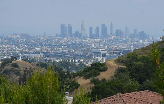 Downtown LA Basks: Sunny Friday Sets Stage for Warmer Weekend