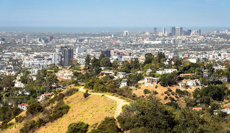 Downtown LA Marine Layer As Warmer Weather Builds