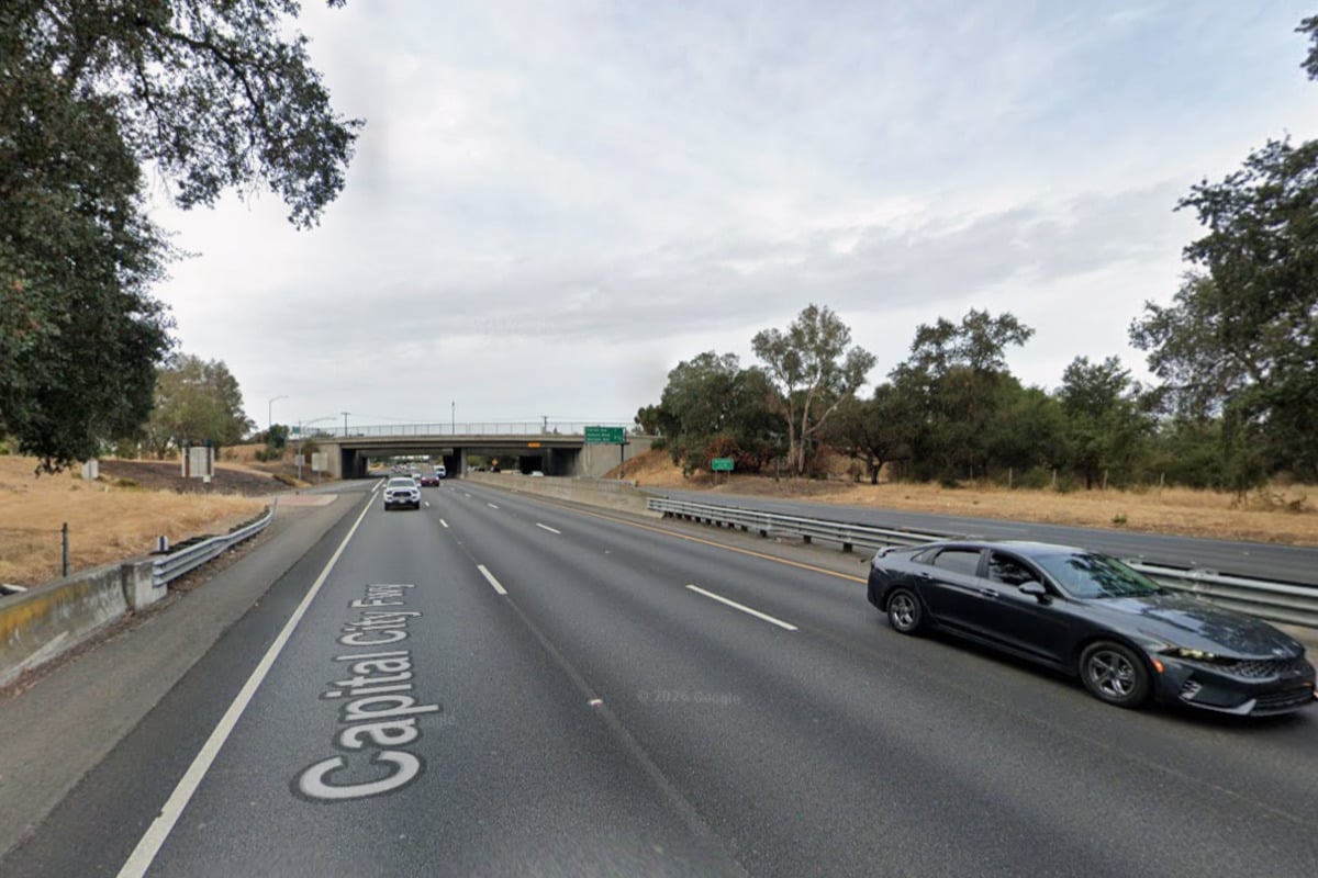 Driver Dies, Two Passengers Hurt After Car Slams Tree on Capital City Freeway