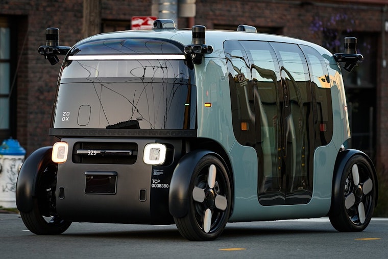 Driverless Zoox Rear-Ended at Las Vegas Intersection Days After Airport Expansion
