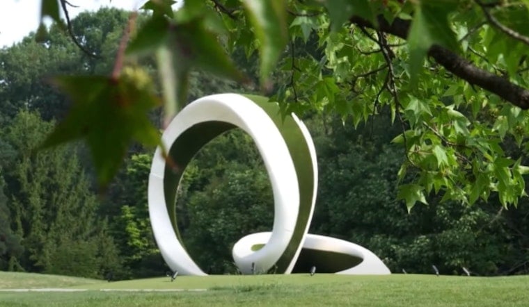 Dublin Unveils S/WING, a Golf Swing-Shaped Sculpture Near Muirfield Village