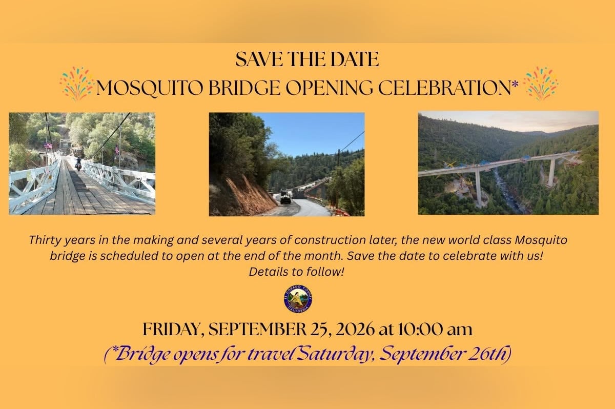 El Dorado County Swaps 1939 One-Lane Bridge for $102M Span Over American River