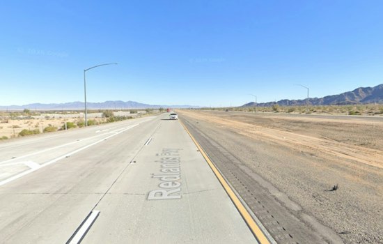 Elderly Pair Airlifted After Single-Vehicle Crash Near Desert Center