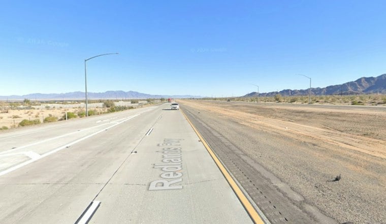 Elderly Pair Airlifted After Single-Vehicle Crash Near Desert Center