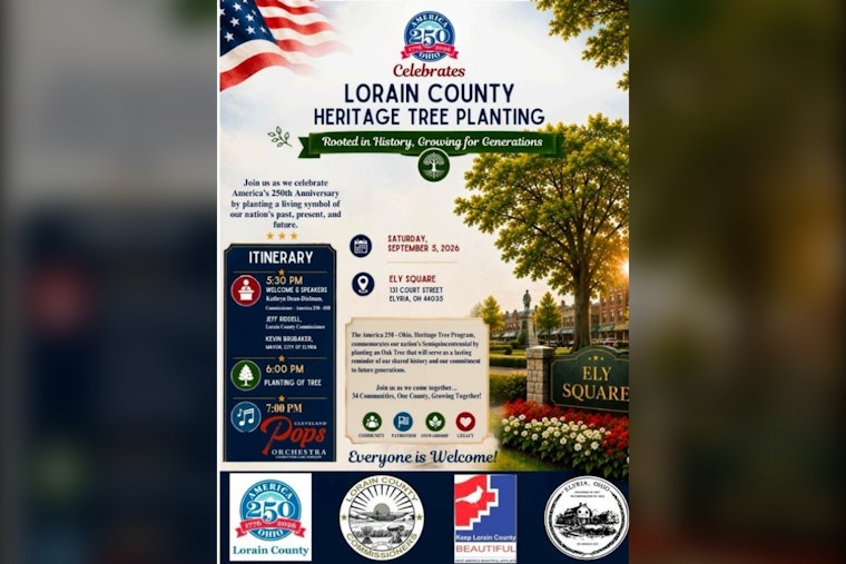 Elyria Plants Oak for America's 250th, Then Cleveland Pops Takes Ely Square