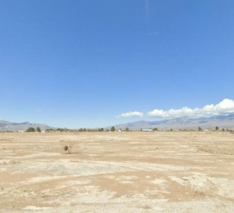 Fast-Moving Brush Fire Near Old Binion Ranch Shuts Down Basin Avenue in Pahrump
