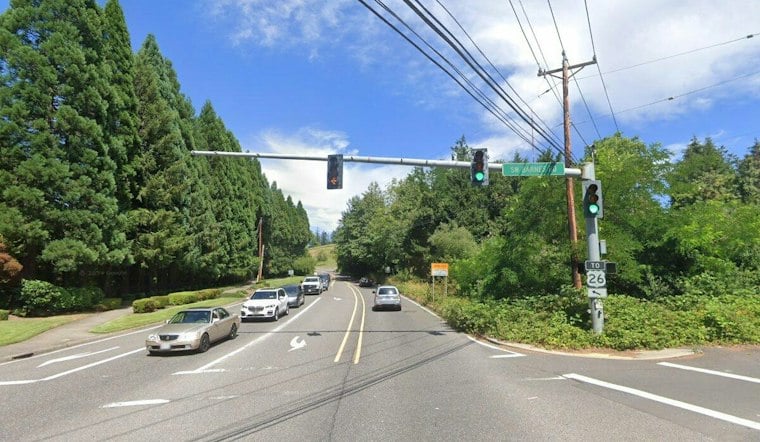 Fatal Crash and Fire Shuts Down West Burnside Street Near Barnes Road
