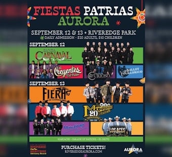 Fiestas Patrias Returns to Aurora's Newly Expanded RiverEdge Park Sept 12-13