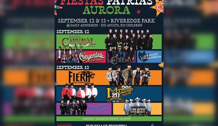 Fiestas Patrias Returns to Aurora's Newly Expanded RiverEdge Park Sept 12-13