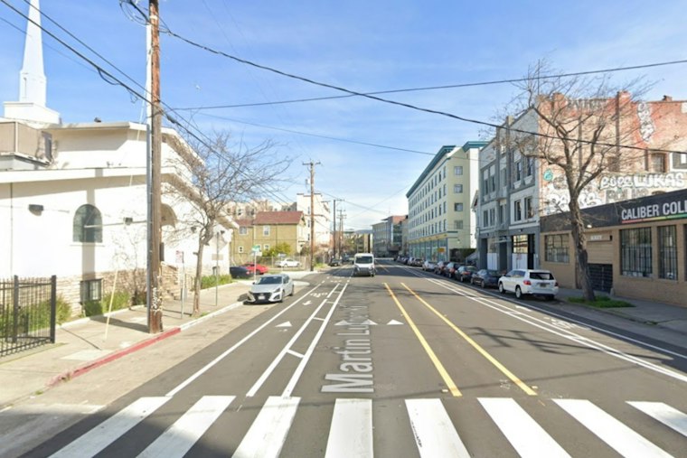 Fire Sweeps Four-Story Oakland Building on MLK Way, Rescues Reported