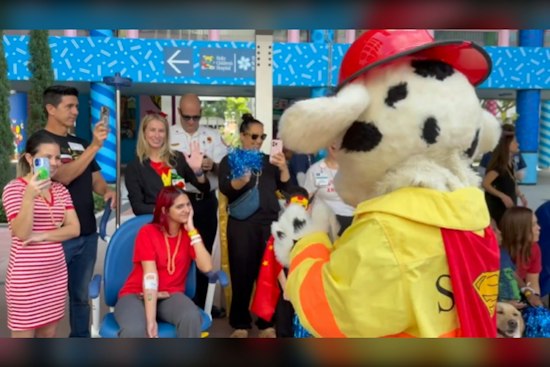 Miami Fire-Rescue Joins Holtz Children's Hospital for Heroes Parade