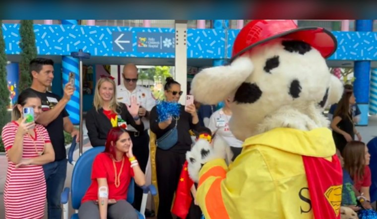 Miami Fire-Rescue Joins Holtz Children's Hospital for Heroes Parade