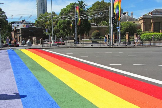 Five Points Unveils $130,000 Mural After State Erased Rainbow Crosswalk