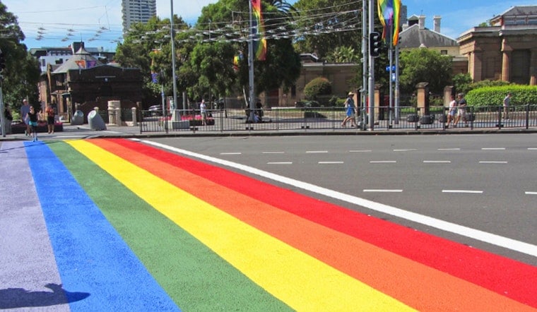 Five Points Unveils $130,000 Mural After State Erased Rainbow Crosswalk