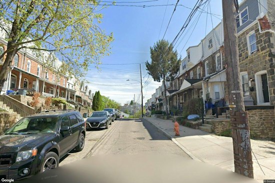Flames Tear Through Manayunk Twin Rowhome as Crews Battle Blaze From the Roof