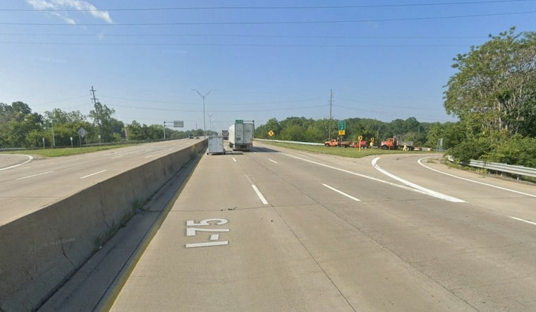 Fleeing Driver Smashes Through Ford Warehouse Gate After I-75 Sideswipe Near Monroe