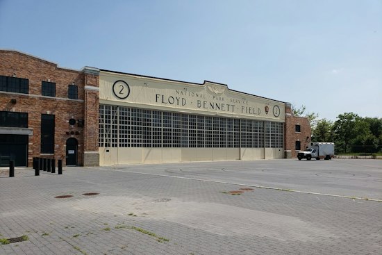 Floyd Bennett Field Turns Hangars Into Giant Art Screens
