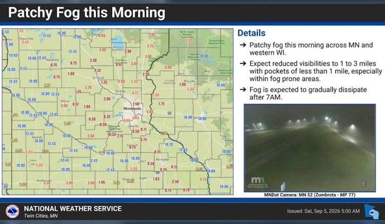 Fog Lifts, Thunder Hits: Minneapolis Faces Stormy Labor Day Stretch