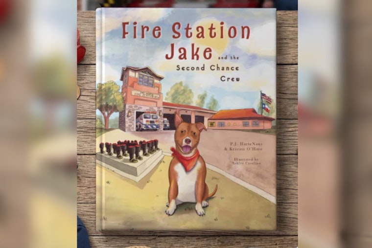 Fort Worth Firehouse Dog Jake's Rescue Story Is Becoming A Children's Book