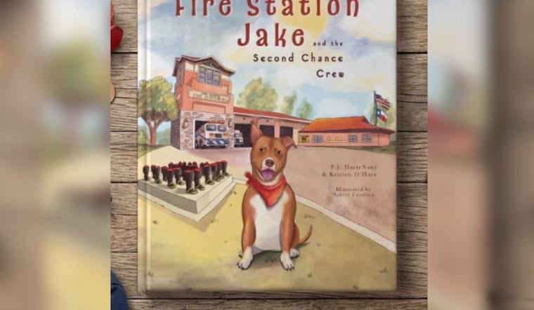 Fort Worth Firehouse Dog Jake's Rescue Story Is Becoming A Children's Book