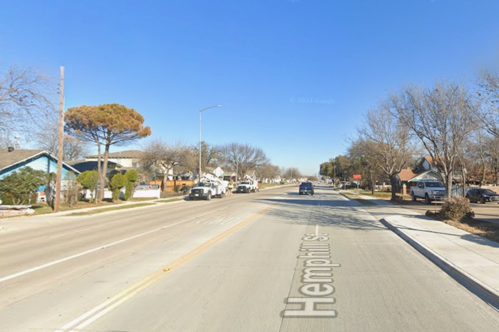 Fort Worth's Hemphill Street Plan Restores Five Lanes, Cuts Bike Lanes South of Allen