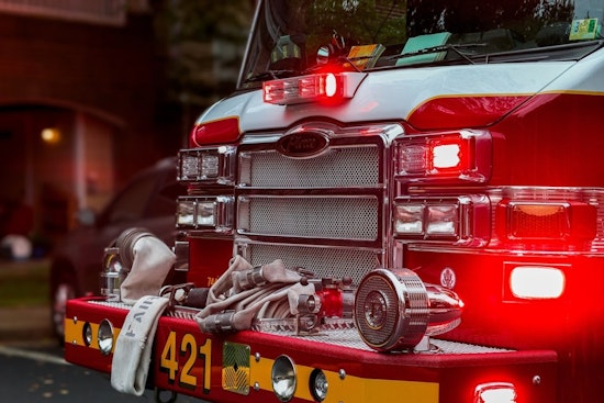 Four-Alarm Fire Tears Through Hawthorne Tire Shop, Crews Fight From Outside