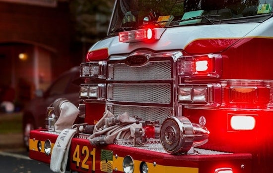 Four-Alarm Fire Tears Through Hawthorne Tire Shop, Crews Fight From Outside