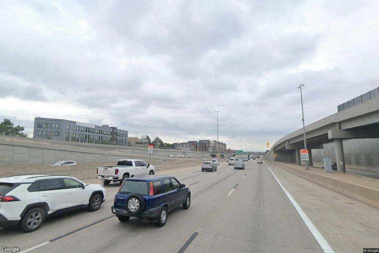 Four-Car Rollover Snarls Southbound I-25 Near 20th Street in Denver