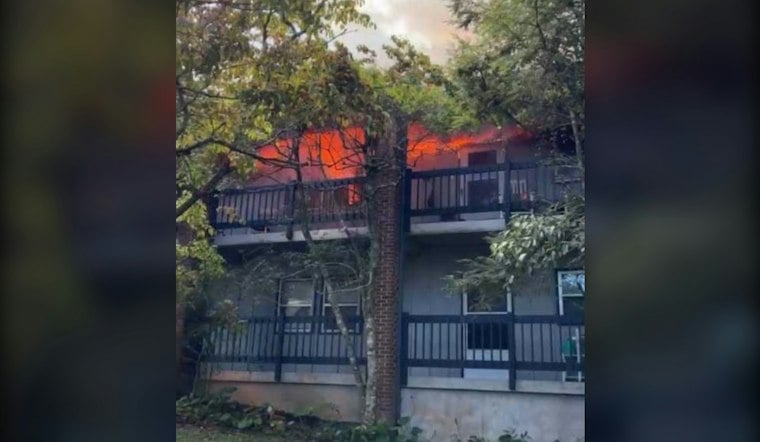 Franklin Apartment Fire Rescue Leaves One With Burns, Attic Blaze Contained