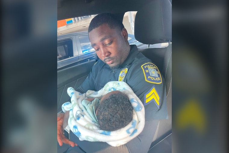 Fulton County Sergeant Talks Suspect Into Surrendering Baby at MARTA Station