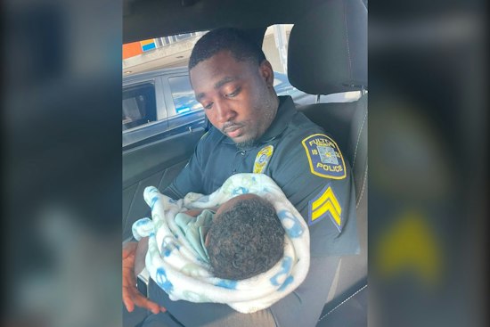 Fulton County Sergeant Talks Suspect Into Surrendering Baby at MARTA Station