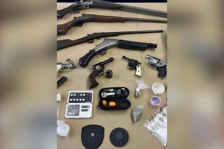 Garfield Heights Traffic Stop Unravels Into Drug and Gun Bust With Nine Firearms Seized