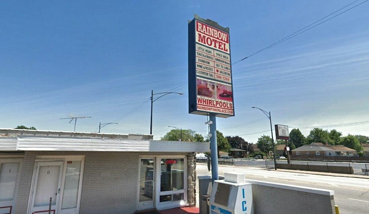 Garfield Ridge's 40-Foot Rainbow Motel Sign Faces Uncertain Fate