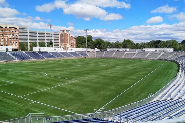 Garinger High's Blue Funk Sound Machine Becomes Carolina Ascent FC's Game Night Band