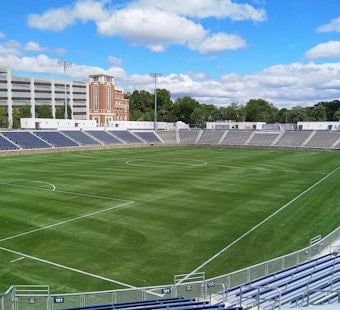 Garinger High's Blue Funk Sound Machine Becomes Carolina Ascent FC's Game Night Band