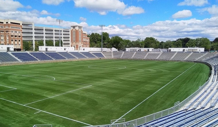 Garinger High's Blue Funk Sound Machine Becomes Carolina Ascent FC's Game Night Band
