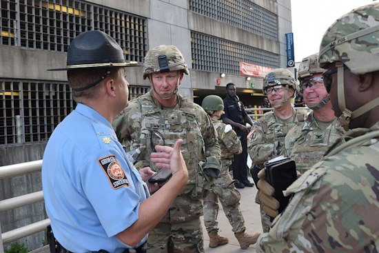 Georgia Guardsman Held After Pulling Gun on Fellow Soldier Over Haircut Spat in DC