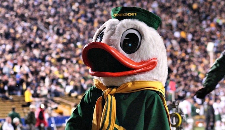 Giant 4-Ton Idaho Potato Rolls Into Eugene, Feeds More Than Duck Fans' Egos