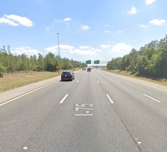 GMC Sierra Rams Street Sweeper on I-75 Near Tampa's Fletcher Exit, Killing Two
