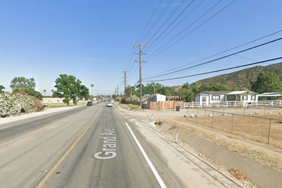 Grand Avenue Crash Snaps Power Pole, Sends Driver Fleeing on Foot in Lake Elsinore