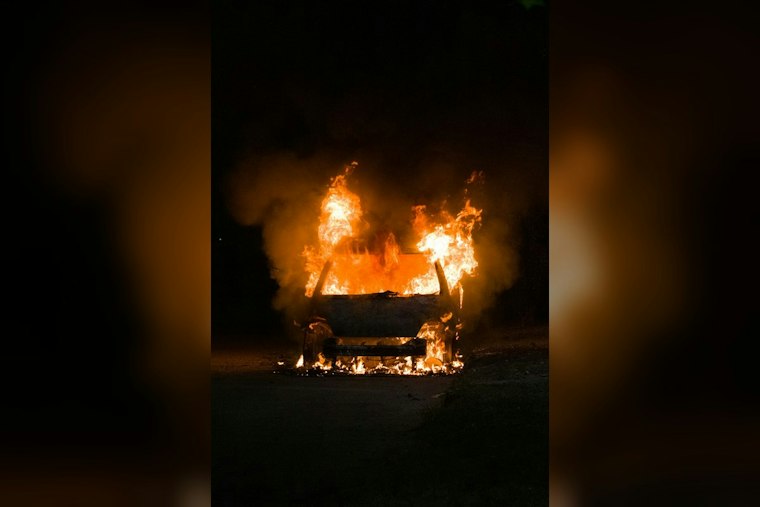 Harwich Bystander Pulls Two From Burning Car Before Flames Engulf It