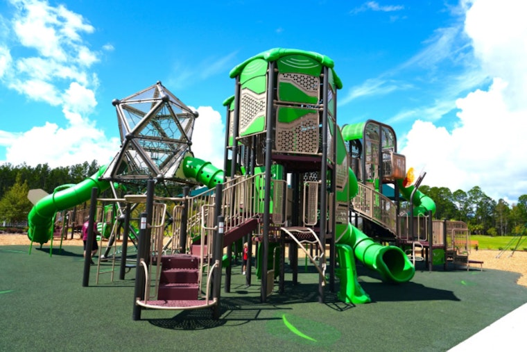Hilliard's New Playground Opens With 30-Foot Towers After Rainout Delay