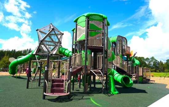 Hilliard's New Playground Opens With 30-Foot Towers After Rainout Delay