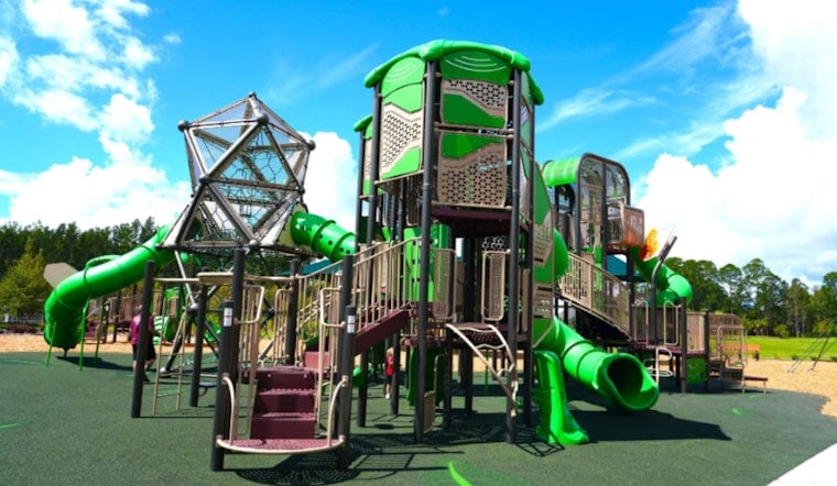 Hilliard's New Playground Opens With 30-Foot Towers After Rainout Delay