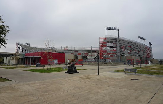 Houston Cougars Roll Onto TDECU Turf in a Red Cadillac SLAB, Fans Go Wild