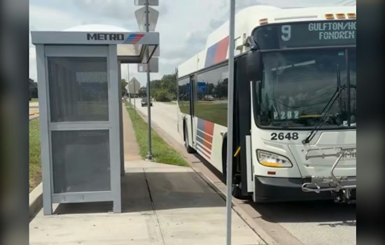 Houston METRO's New See-Through Bus Shelters Aim to Fight Heat