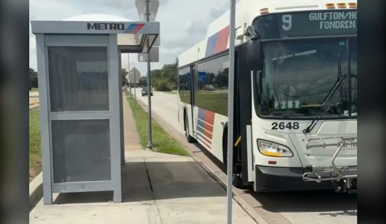 Houston METRO's New See-Through Bus Shelters Aim to Fight Heat